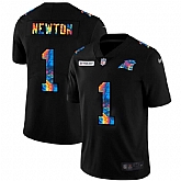 Nike Panthers 1 Cam Newton Black Vapor Untouchable Fashion Limited Jersey yhua,baseball caps,new era cap wholesale,wholesale hats